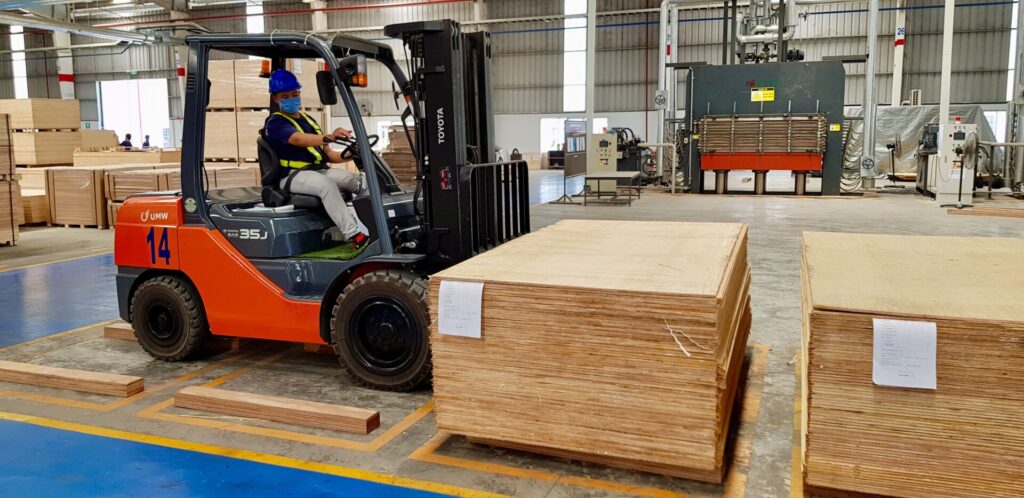 Plywood Production at Norwood